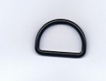D-Ringe 25 mm schwarz-kupfer